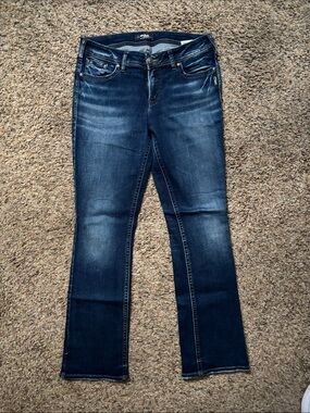 Silver Jeans Dark Blue Boot Cut Women's Jeans
